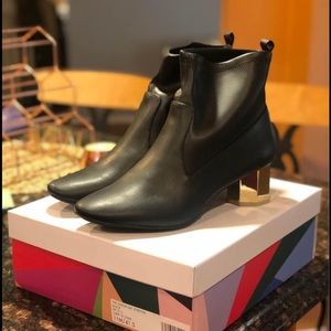 Katy Perry “The Daina” Gold Heeled Booties